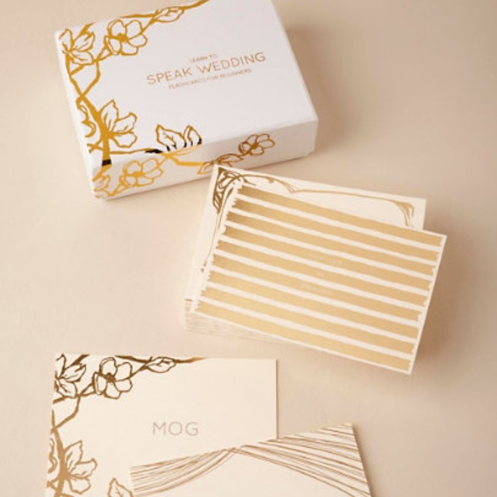 NWT BHLDN Wedding Lingo Flashcards